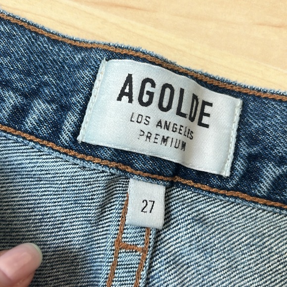 Agolde Parker Cut Off Shorts - Picture 4 of 8